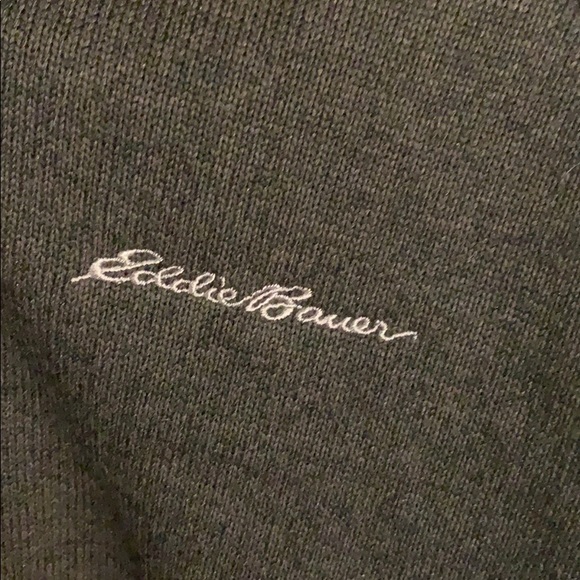 Eddie Bauer Quarter Zip Pullover Sweatshirt - Picture 3 of 3